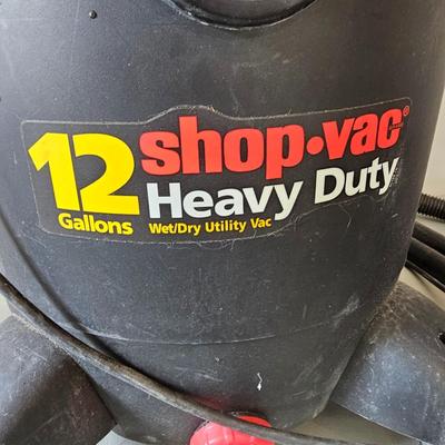 Shop-Vac Wet/Dry 12 Gallon Heavy Duty Vacuum & Attachments (G-JS)