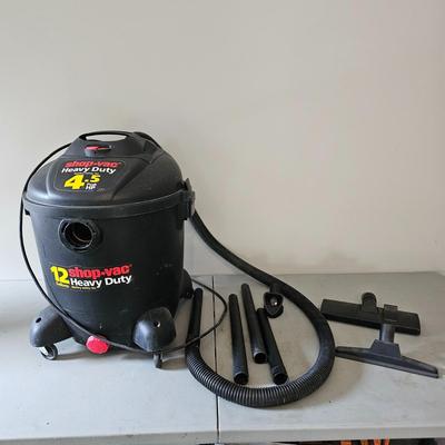 Shop-Vac Wet/Dry 12 Gallon Heavy Duty Vacuum & Attachments (G-JS)