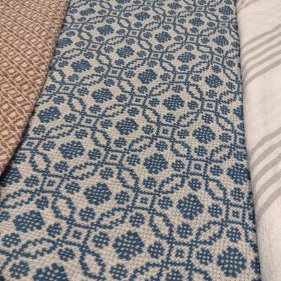 Collection of Round Table Cloths- Three Pieces (Linens #1)