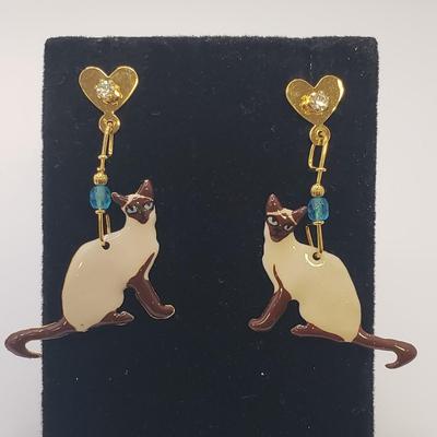 Animal Themed Jewelry-Sass La Muth Sterling Earrings and More (ST-KD)