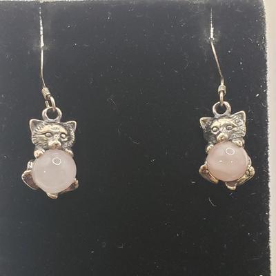 Animal Themed Jewelry-Sass La Muth Sterling Earrings and More (ST-KD)