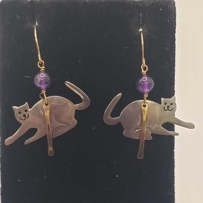 Animal Themed Jewelry-Sass La Muth Sterling Earrings and More (ST-KD)