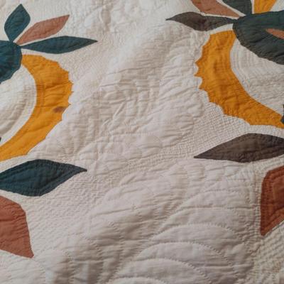 Quilted Coverlet- Approx 82" x 66"