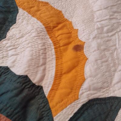 Quilted Coverlet- Approx 82" x 66"