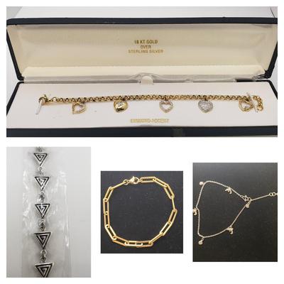 Four Stylish Bracelets-Sterling (ST-KD)