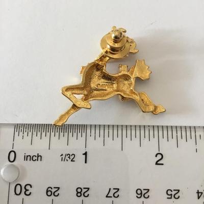 Vintage Avon Christmas reindeer pin