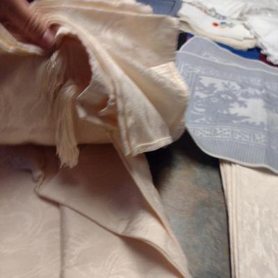 Assorted Table Linens and Napkins- Some Embroidered (Linens #3)