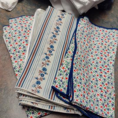 Assorted Table Linens and Napkins- Some Embroidered (Linens #3)