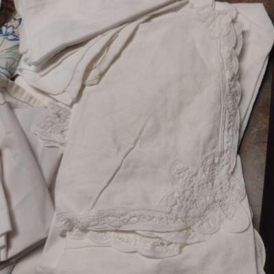 Assorted Table Linens and Napkins- Some Embroidered (Linens #3)