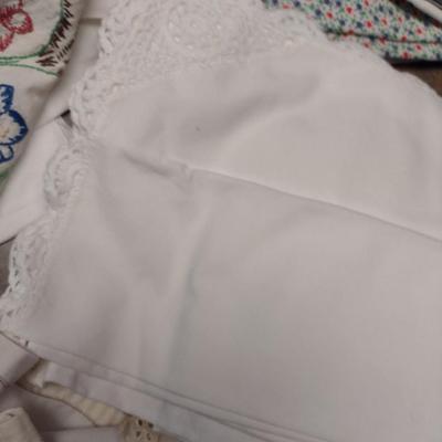 Assorted Table Linens and Napkins- Some Embroidered (Linens #3)