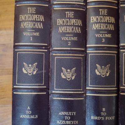 1953 Encyclopedia Americana- 30 Volumes and Yearbooks