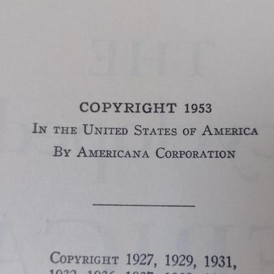 1953 Encyclopedia Americana- 30 Volumes and Yearbooks