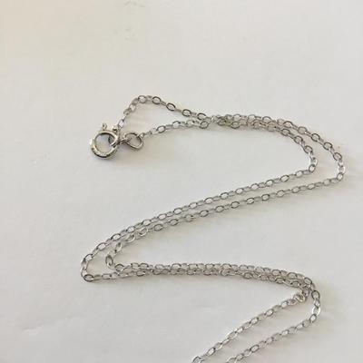 Vintage, sterling silver, crystal heart charm, pendant, thick double sided