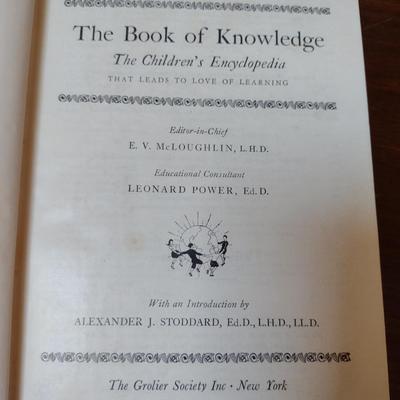 The Book of Knowledge- The Children's Encyclopedia- Copyright 1952