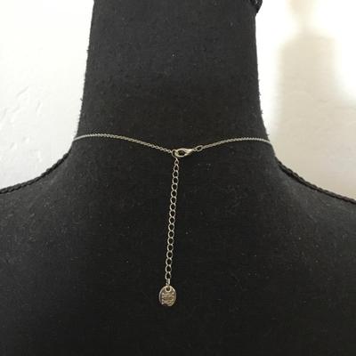 Beautiful, tiny, sparkling triangle, pendant, necklace, silver plated