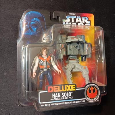 1996 STAR WARS HANS SOLO ACTION FIGURE