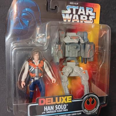 1996 STAR WARS HANS SOLO ACTION FIGURE