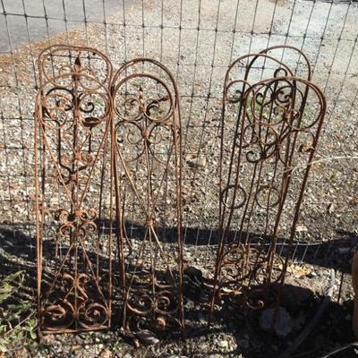Sale Photo Thumbnail #108: Vintage Decorative Garden Stakes