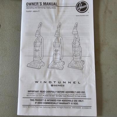 Hoover Wind Tunnel XL Pet Vacuum & Accessories (G-JS)