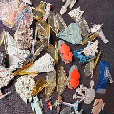 A COLLECTION OF STAR WARS MICRO MACHINES