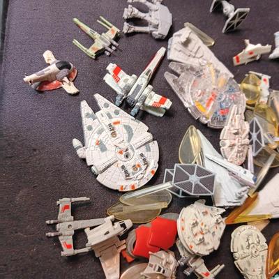 A COLLECTION OF STAR WARS MICRO MACHINES