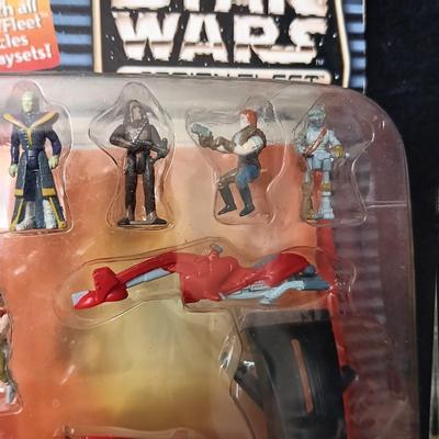 SEALED STAR WARS BATTLE PACKS #5 AND MICRO MACHINES