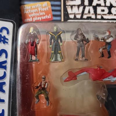 SEALED STAR WARS BATTLE PACKS #5 AND MICRO MACHINES