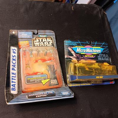 SEALED STAR WARS BATTLE PACKS #5 AND MICRO MACHINES