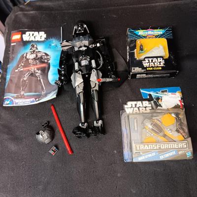 STAR WARS LEGO DARTH VADER, MICRO MACHINES AND TRANSFORMERS