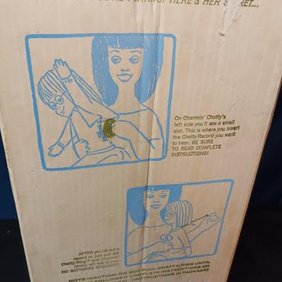 1961 TALKING CHARMIN CHATTY BY MATTEL WITH SEVERAL OUTFITS