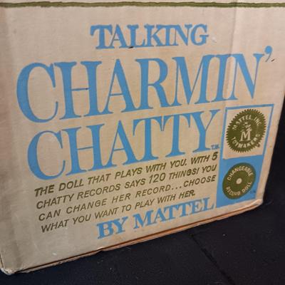 1961 TALKING CHARMIN CHATTY BY MATTEL WITH SEVERAL OUTFITS