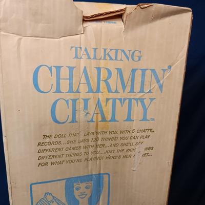 1961 TALKING CHARMIN CHATTY BY MATTEL WITH SEVERAL OUTFITS