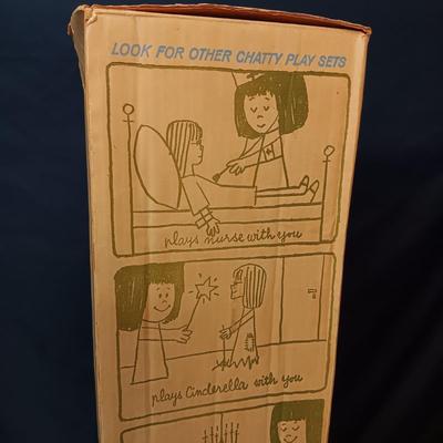 1961 TALKING CHARMIN CHATTY BY MATTEL WITH SEVERAL OUTFITS