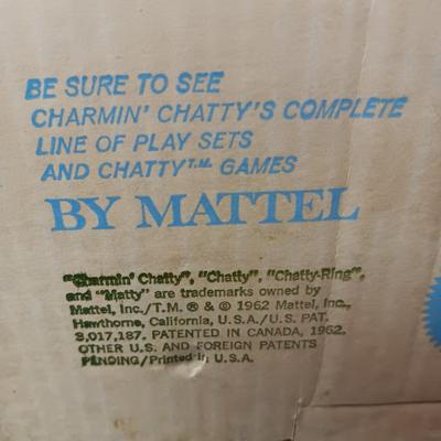 1961 TALKING CHARMIN CHATTY BY MATTEL WITH SEVERAL OUTFITS