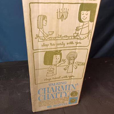 1961 TALKING CHARMIN CHATTY BY MATTEL WITH SEVERAL OUTFITS