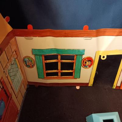 WALT DISNEY PRODUCTIONS CARRY-ALL DOLL HOUSE BY MARX