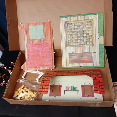 WALT DISNEY PRODUCTIONS CARRY-ALL DOLL HOUSE BY MARX