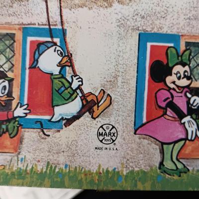 WALT DISNEY PRODUCTIONS CARRY-ALL DOLL HOUSE BY MARX