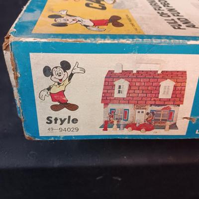 WALT DISNEY PRODUCTIONS CARRY-ALL DOLL HOUSE BY MARX