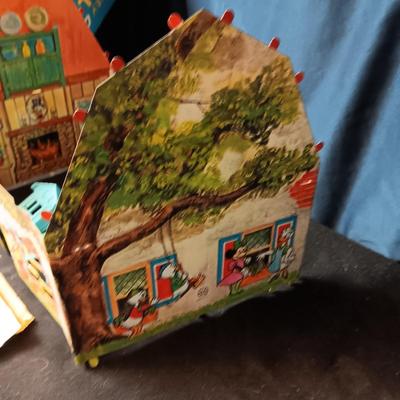 WALT DISNEY PRODUCTIONS CARRY-ALL DOLL HOUSE BY MARX