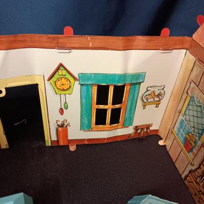 WALT DISNEY PRODUCTIONS CARRY-ALL DOLL HOUSE BY MARX