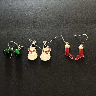 Cute Christmas lot of earrings