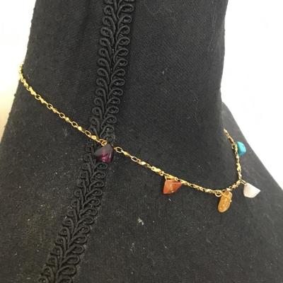 Beautiful vintage gemstone necklace