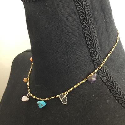 Beautiful vintage gemstone necklace
