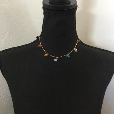 Beautiful vintage gemstone necklace