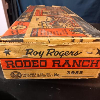 ROY ROGERS RODEO RANCH PLAY SET BY MARX