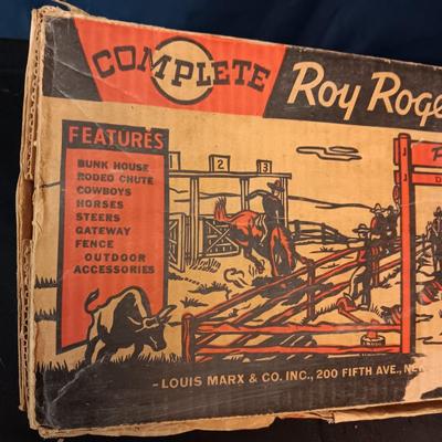 ROY ROGERS RODEO RANCH PLAY SET BY MARX