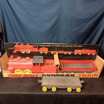 GIANT SIZE FIRE BALL EXPRESS TRAIN