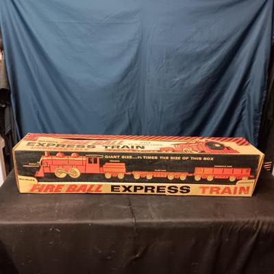 GIANT SIZE FIRE BALL EXPRESS TRAIN