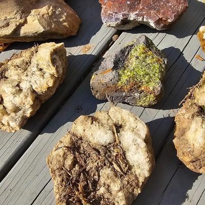 Assortment of Geodes, Petrified Wood & More (BD-JS)
